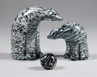 Glass Polar Bears Handmade in New Zealand